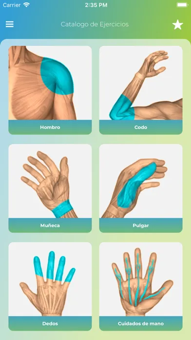 Zrzuty ekranu Terapia de manos