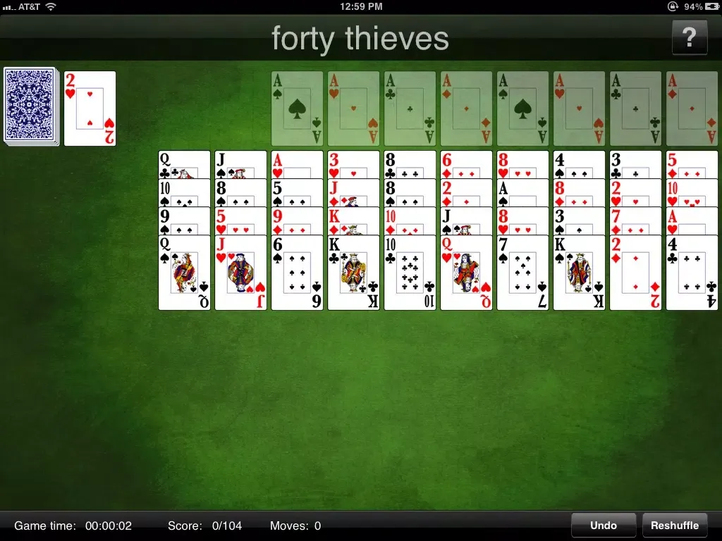 تصاویر Forty Thieves Lite iPad 