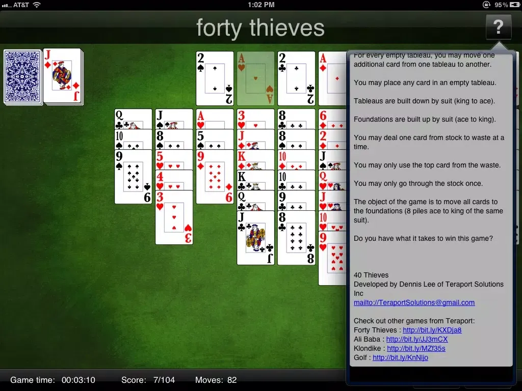 تصاویر Forty Thieves Lite iPad 