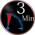 3 Minutes Timer with progress notification