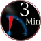 3 Minutes Timer with progress notification
