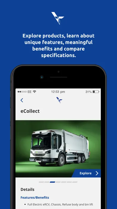 Zrzuty ekranu Terberg Product Finder