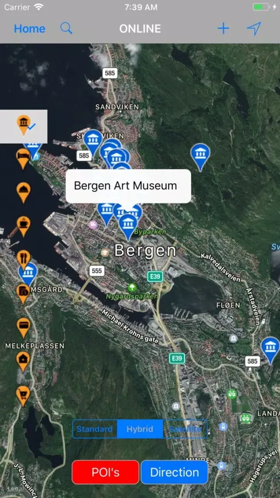 Screenshot di Bergen – Travel Companion