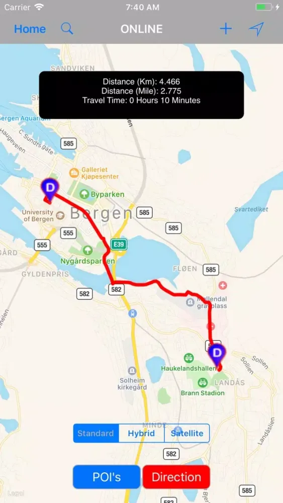 Screenshot di Bergen – Travel Companion