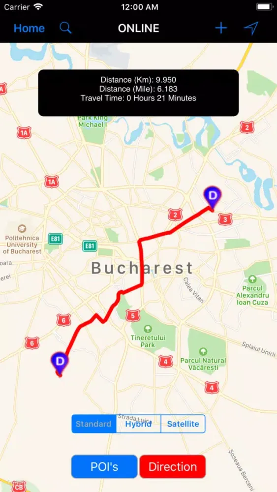 Tangkapan layar Bucharest (Romania) – City Map