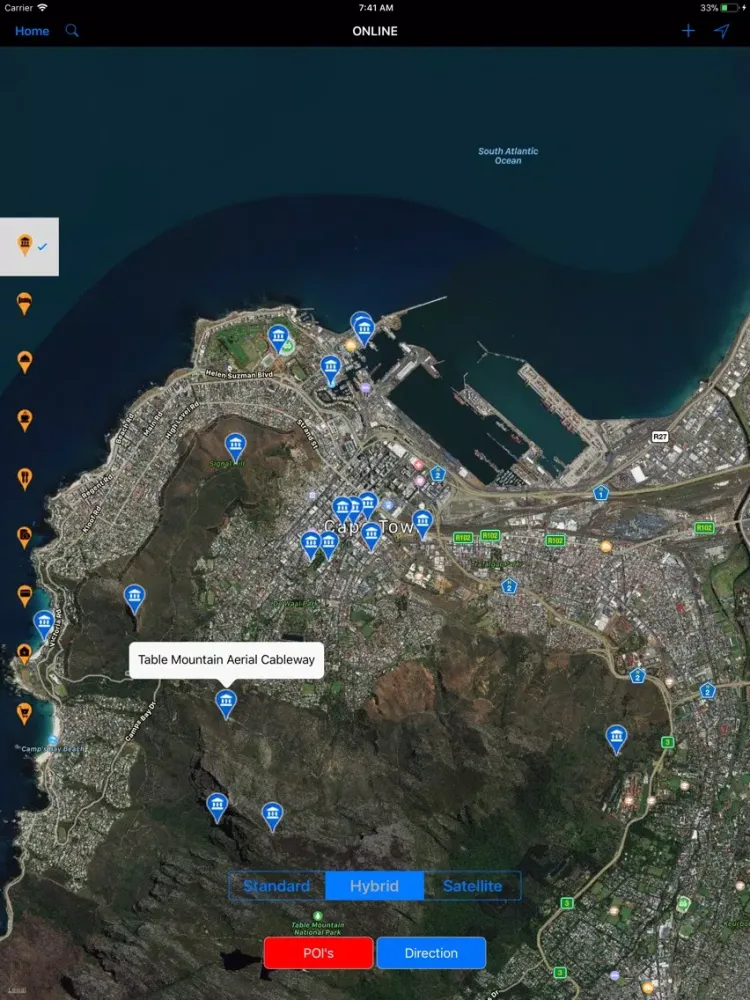 Cape Town (South Africa) iPad  سکرین شاٹس