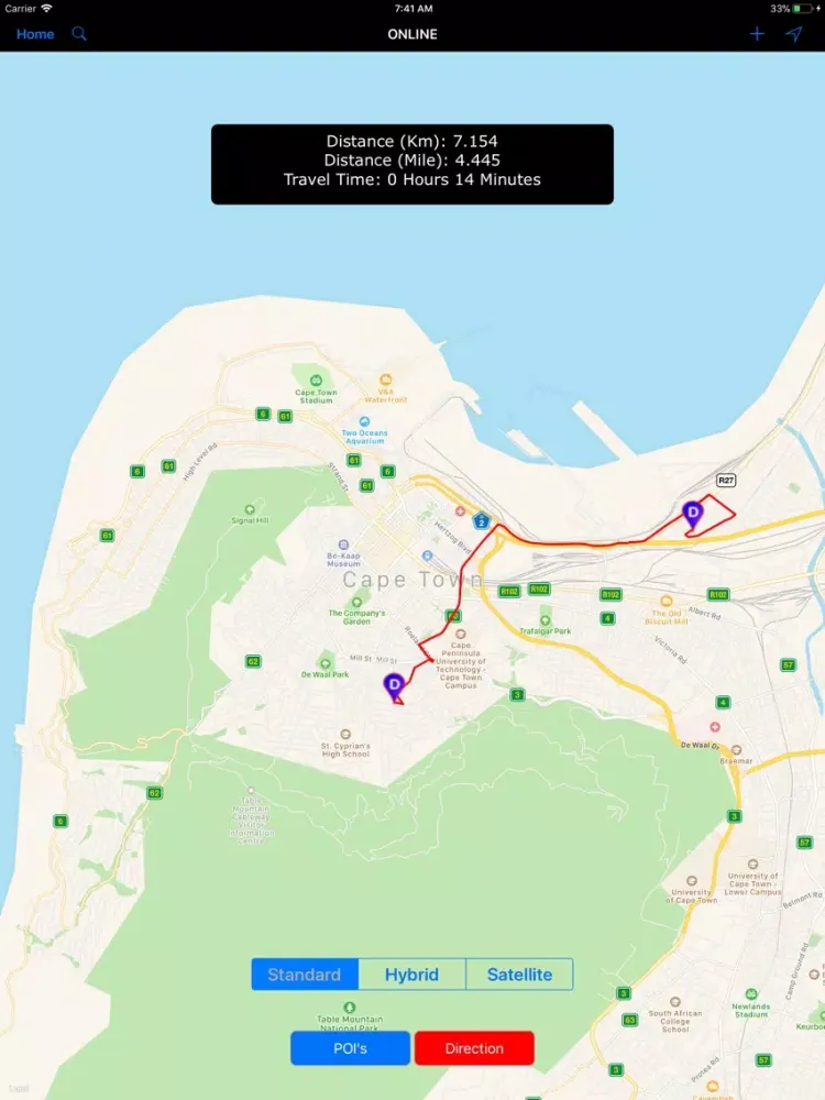 Cape Town (South Africa) iPad  سکرین شاٹس