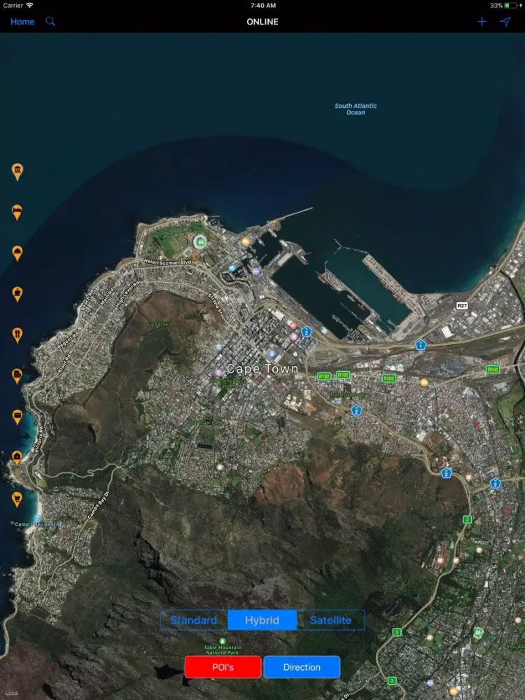 Cape Town (South Africa) iPad  سکرین شاٹس