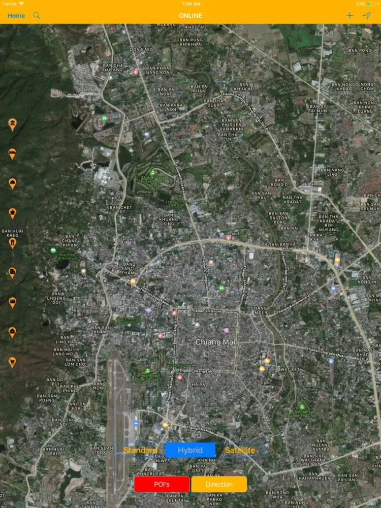 Zrzuty ekranu Chiang Mai (Thailand) iPad 