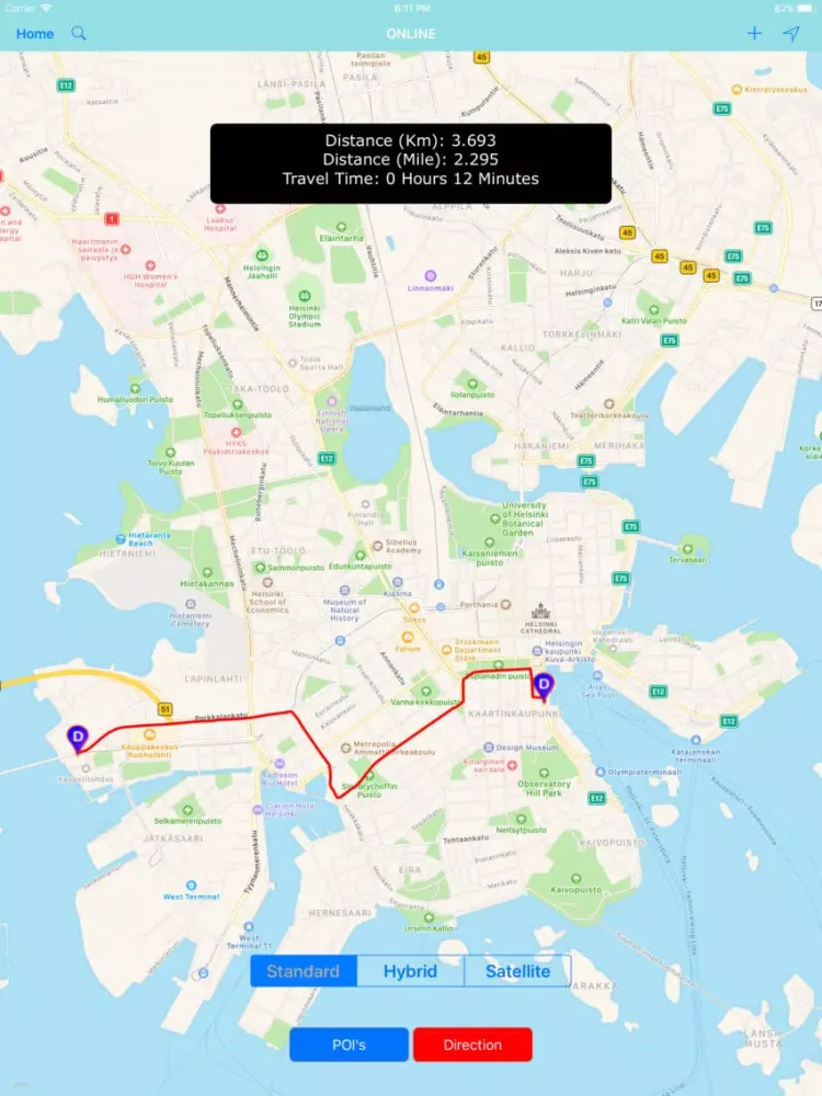 Capturas de pantalla de Helsinki (Finland) – Travel iPad 