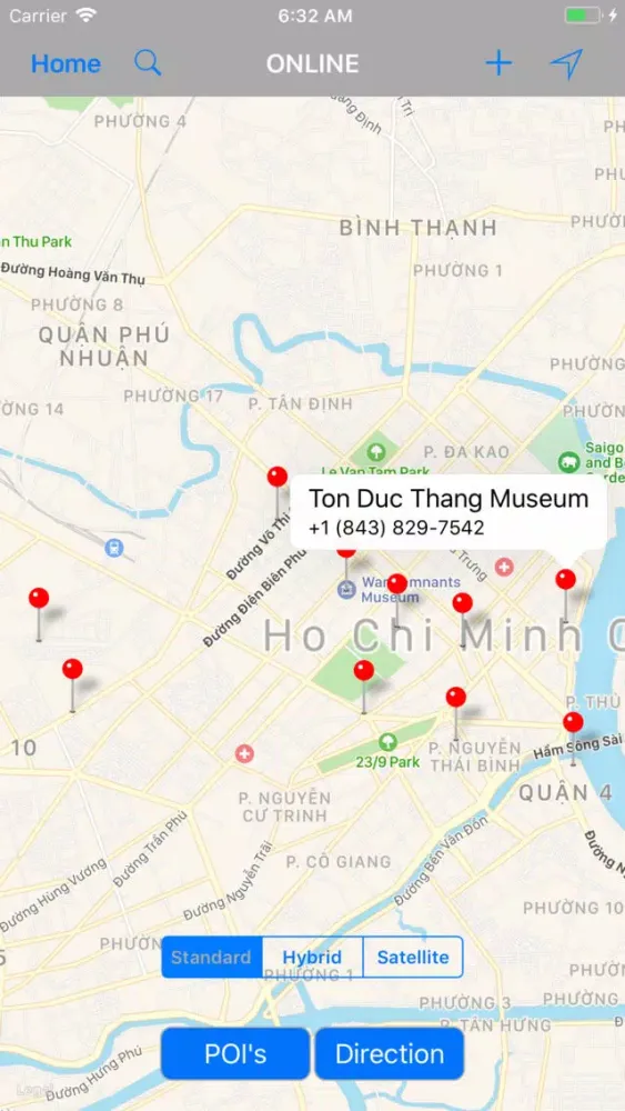 ภาพหน้าจอของ Ho Chi Minh City - Travel Map