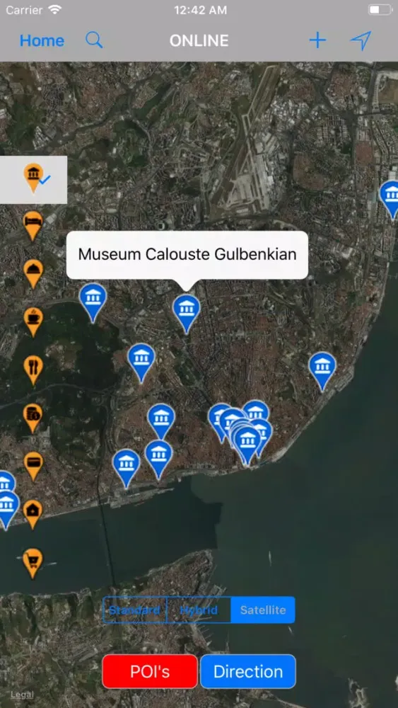 Captures d'écran de Lisbon (Portugal) – Travel Map