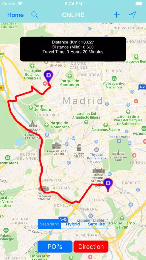 Screenshot di Madrid (Spain) – City Travel