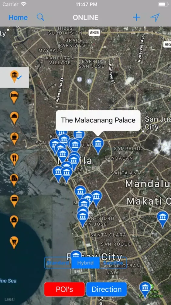 Tangkapan layar Manila – City Travel Companion