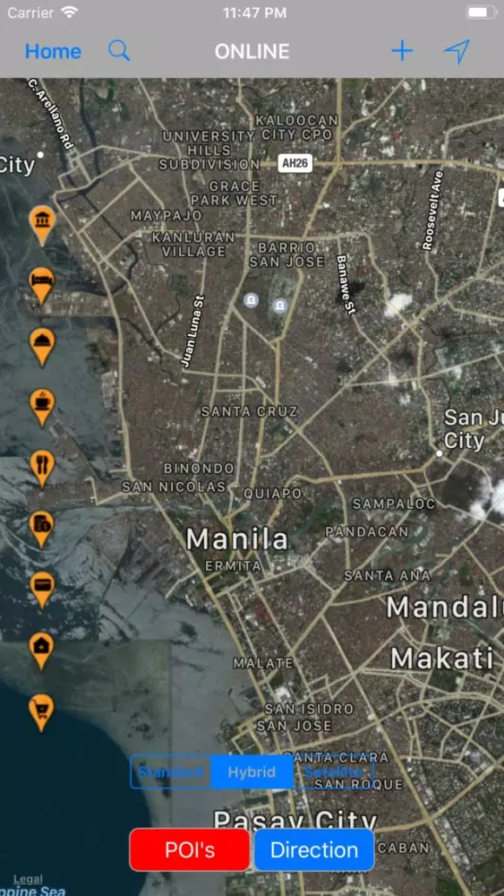 Tangkapan layar Manila – City Travel Companion