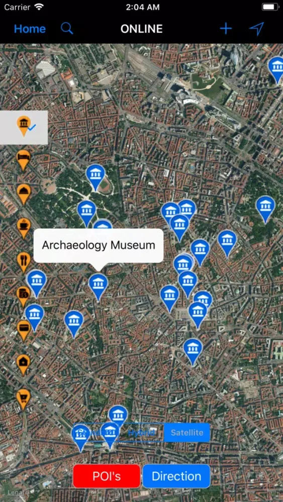 Milan (Italy) - Travel Map Screenshots