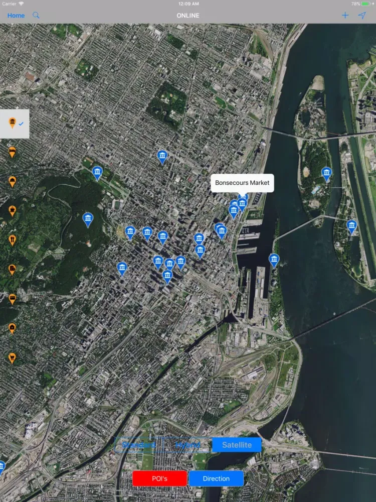 Screenshot di Montreal (Canada) – Travel Map iPad 
