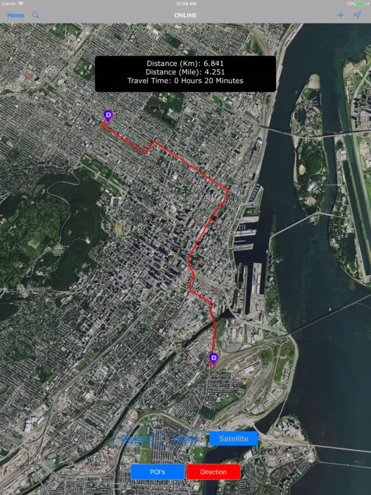 Screenshot di Montreal (Canada) – Travel Map iPad 