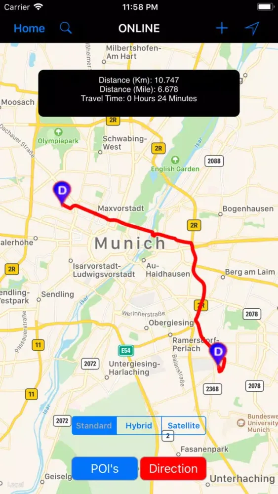Screenshot di Munich (Germany) – Travel Map