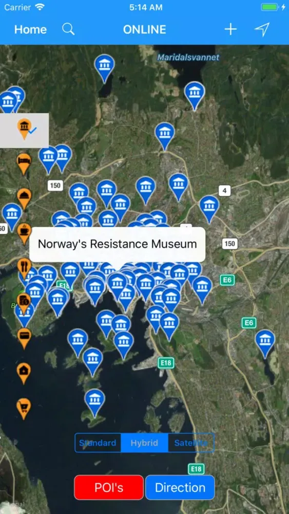 Oslo, Norway – City Travel Map應用截圖