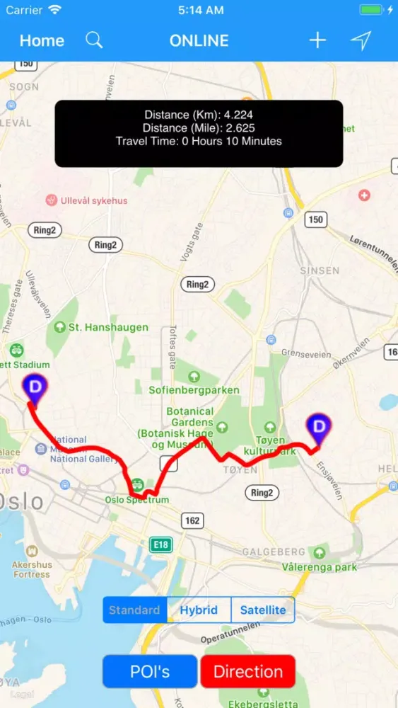 Oslo, Norway – City Travel Map應用截圖