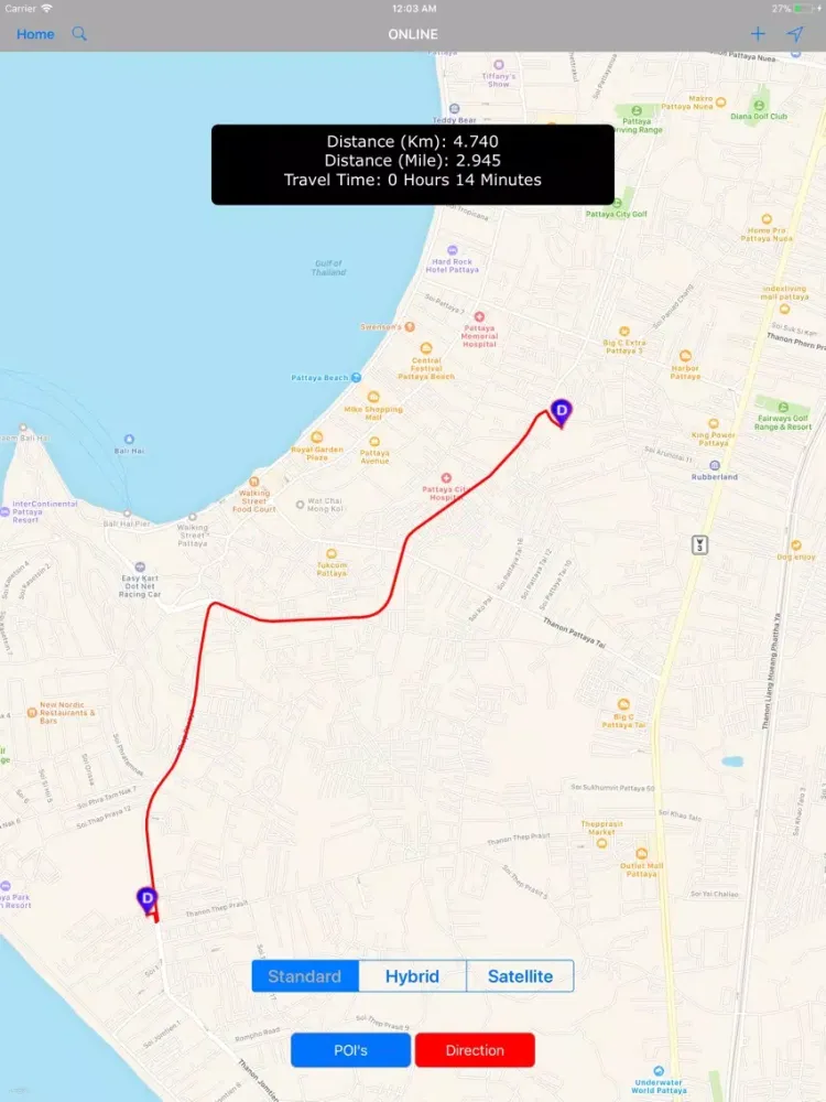Pattaya – Travel Companion iPad  स्क्रीनशॉट