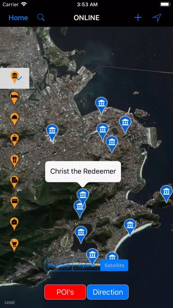Rio de Janeiro (Brazil) Map Ekran Görüntüleri