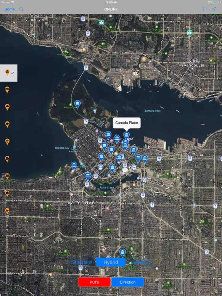 Vancouver – Travel Companion iPad  Screenshots