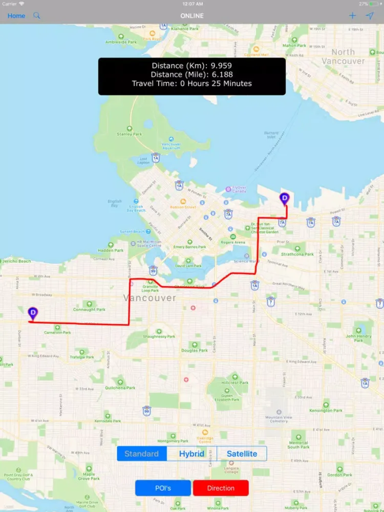 Vancouver – Travel Companion iPad  Screenshots