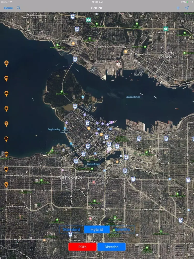 Vancouver – Travel Companion iPad  Screenshots