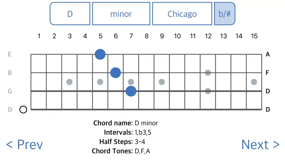 ChordFinder For Plectrum Banjo應用截圖