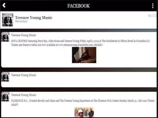Terence Young Music iPad  Screenshots