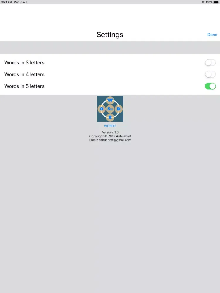 W-O-R-D-S ! ! ! iPad  Ekran Görüntüleri