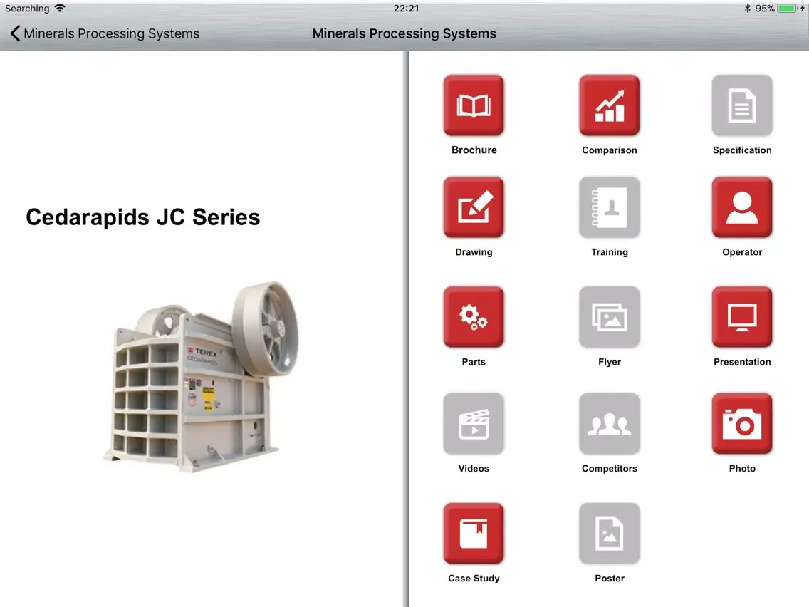 Terex MPS Dealer Tool iPad  স্ক্রিনশট