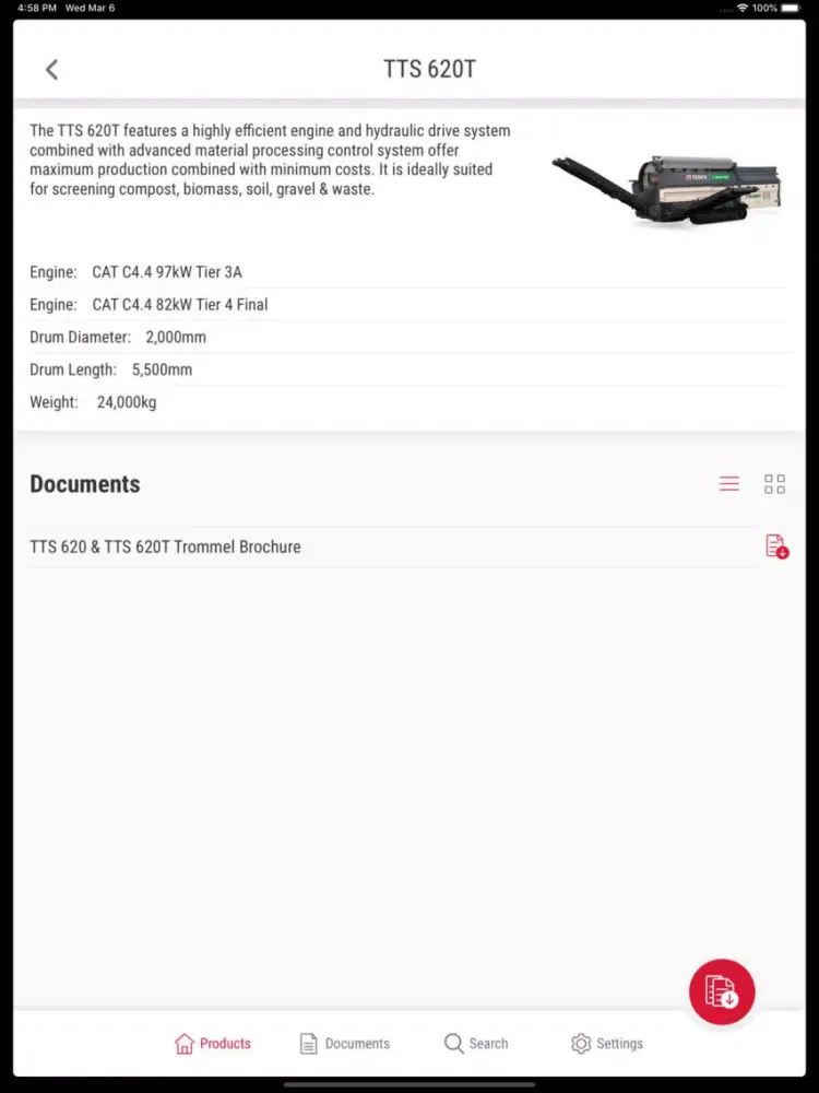 تصاویر Terex eLiterature 2 iPad 