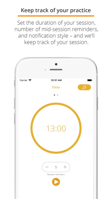 Captures d'écran de Tergar Meditation Tracker