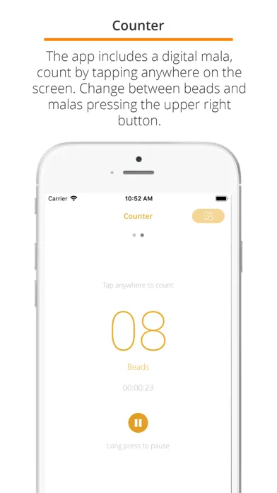 Captures d'écran de Tergar Meditation Tracker