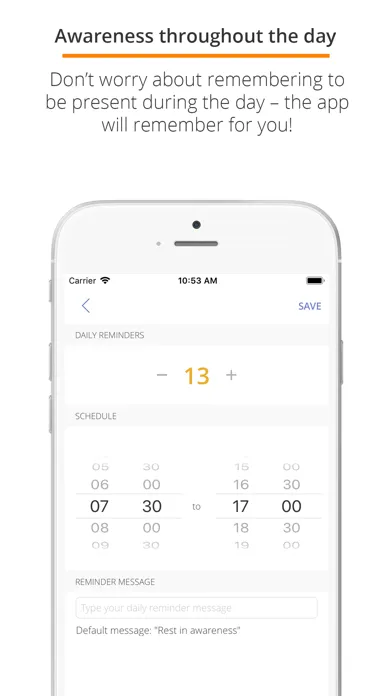 Captures d'écran de Tergar Meditation Tracker