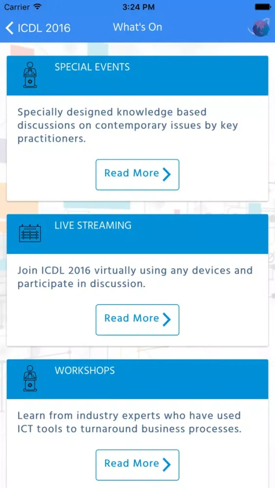 ICDL Screenshots