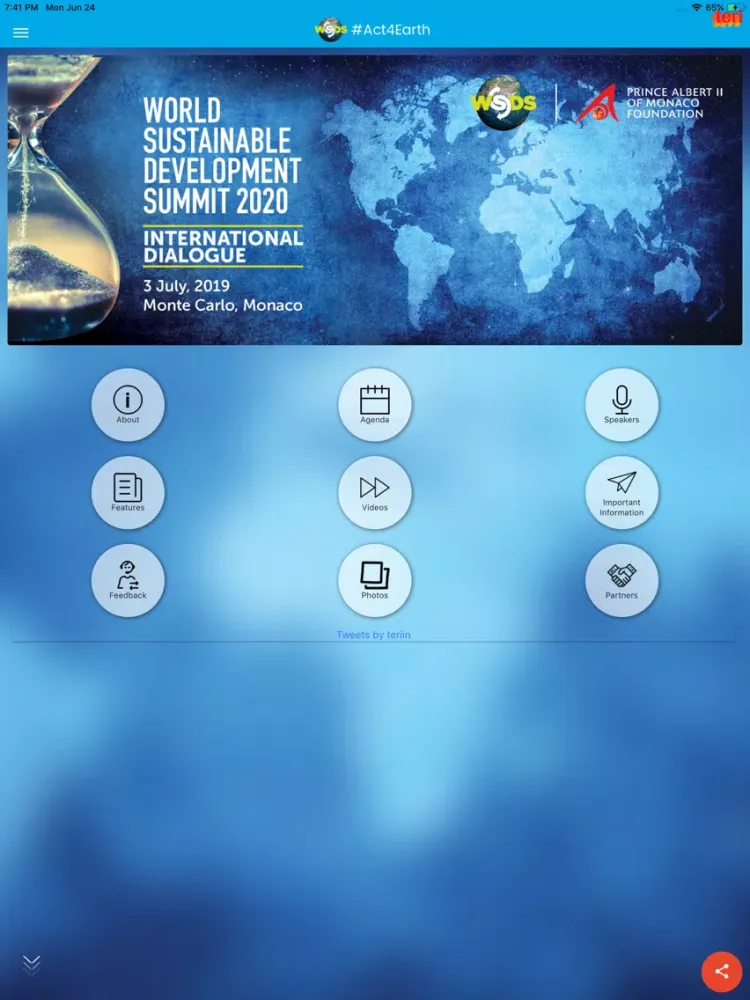 Ảnh chụp màn hình của WSDS iPad 