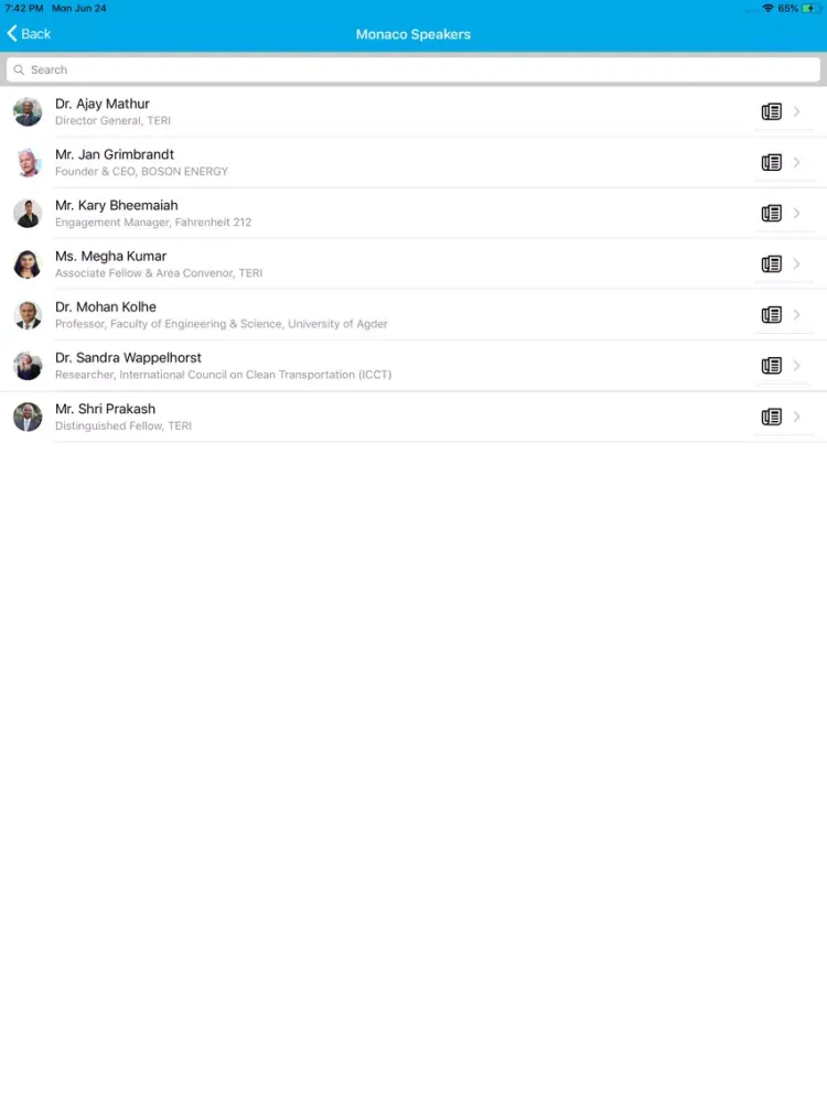 Ảnh chụp màn hình của WSDS iPad 