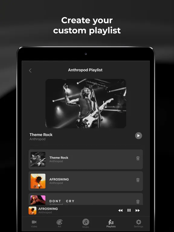 Скриншоты Anthropod Player iPad 