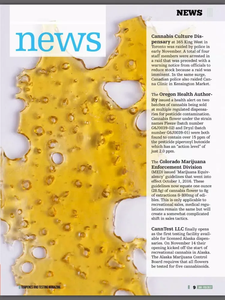 Terpenes and Testing Magazine iPad  Screenshots