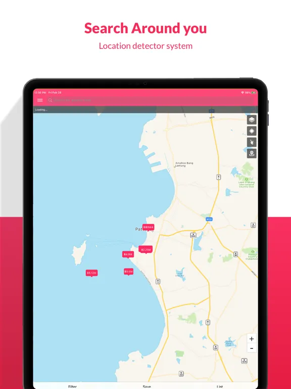 Screenshot di Pattaya Real Estate iPad 