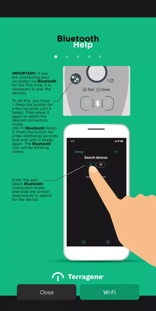 Bionova® Wireless Assistant Screenshots