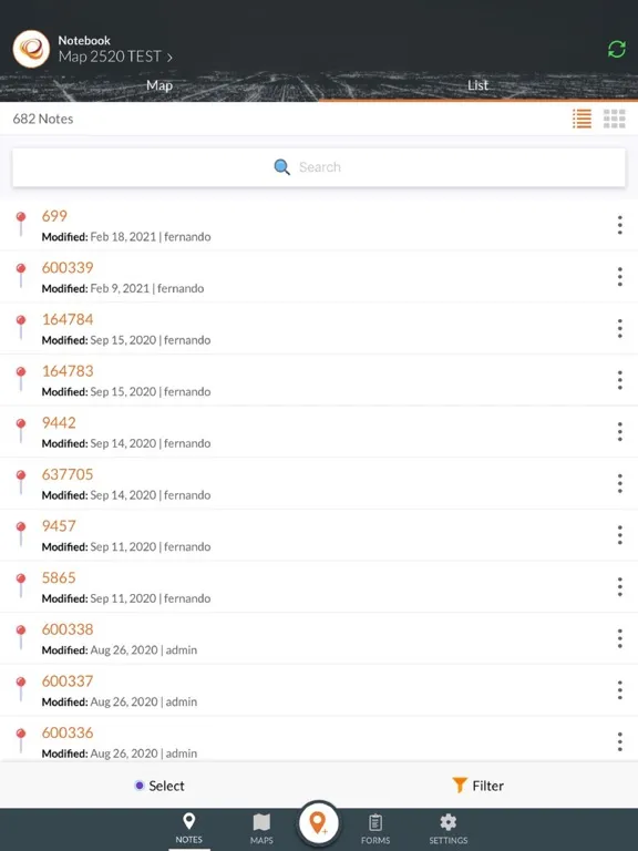 Tangkapan layar Edge 4.5 iPad 