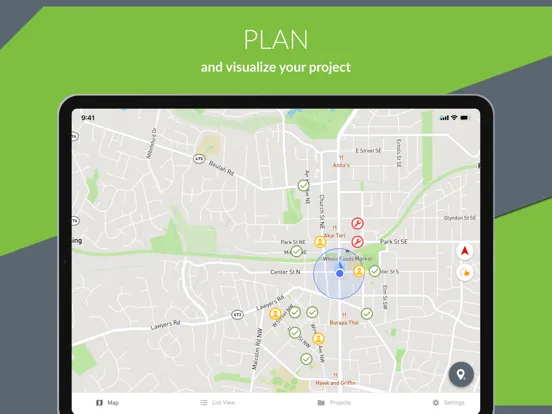 Ảnh chụp màn hình của Path Company Streetlight Audit iPad 