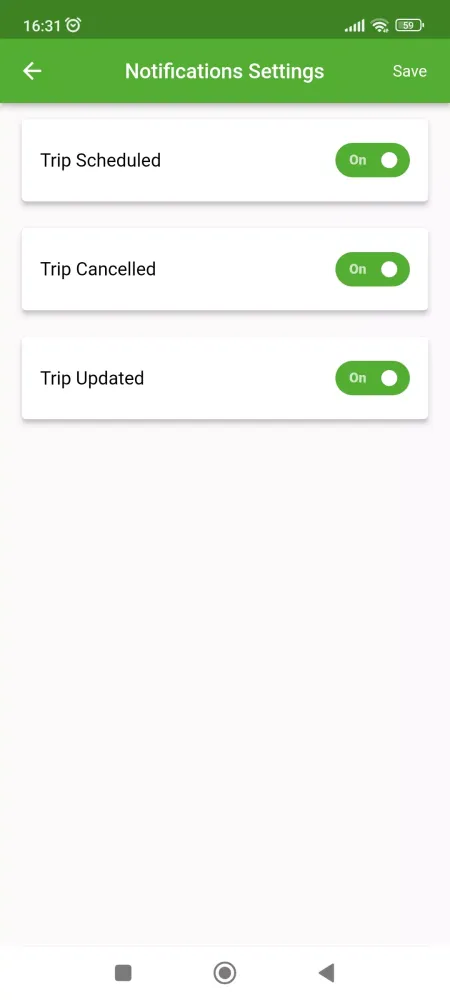 Transport Booking应用截图