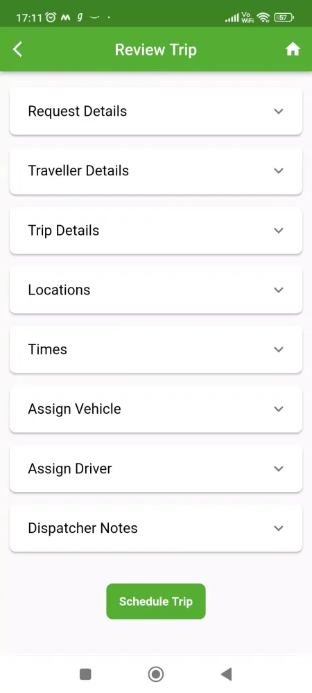 Transport Booking应用截图