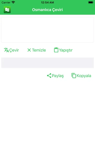 Tangkapan layar Osmanlıca Çeviri